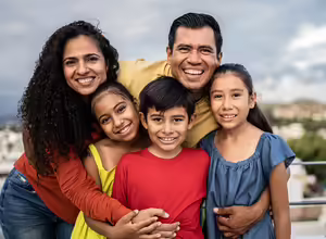 Hispanic family of 5